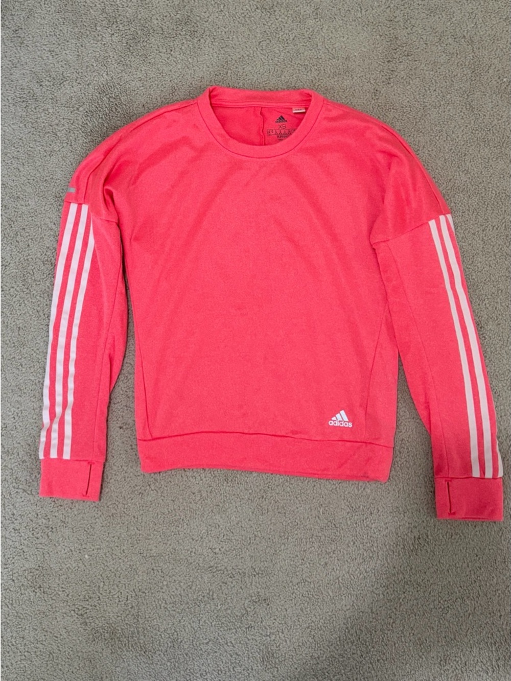 Adidas Pink Crewneck Sweatshirt